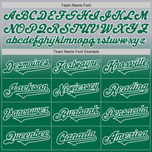 Charger l'image dans la galerie, Custom Gray Kelly Green-White Authentic Fade Fashion Baseball Jersey