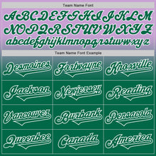 Charger l'image dans la galerie, Custom Light Purple Kelly Green-White Authentic Fade Fashion Baseball Jersey
