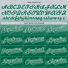 Charger l'image dans la galerie, Custom Silver Kelly Green-White Authentic Fade Fashion Baseball Jersey