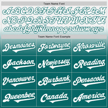 Charger l'image dans la galerie, Custom White Teal Authentic Fade Fashion Baseball Jersey
