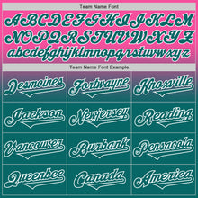 Charger l'image dans la galerie, Custom Pink Teal-White Authentic Fade Fashion Baseball Jersey