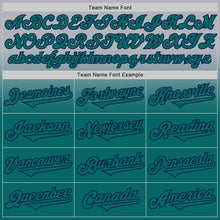 Charger l'image dans la galerie, Custom Gray Teal-Navy Authentic Fade Fashion Baseball Jersey