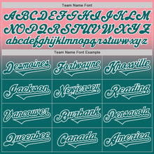 Charger l'image dans la galerie, Custom Medium Pink Teal-White Authentic Fade Fashion Baseball Jersey