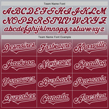 Charger l'image dans la galerie, Custom Gray Crimson-White Authentic Fade Fashion Baseball Jersey