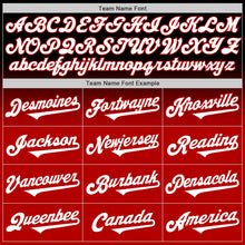 Charger l'image dans la galerie, Custom Black White-Red Authentic Fade Fashion Baseball Jersey