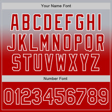 Загрузить изображение в средство просмотра галереи, Custom Gray Red-White Authentic Fade Fashion Baseball Jersey