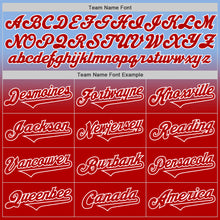 Загрузить изображение в средство просмотра галереи, Custom Light Blue Red-White Authentic Fade Fashion Baseball Jersey