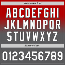 Загрузить изображение в средство просмотра галереи, Custom Red White-Steel Gray Authentic Fade Fashion Baseball Jersey