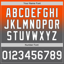 Загрузить изображение в средство просмотра галереи, Custom Orange White-Steel Gray Authentic Fade Fashion Baseball Jersey
