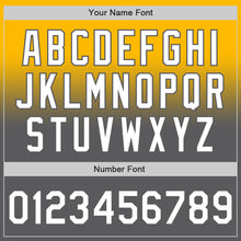 Загрузить изображение в средство просмотра галереи, Custom Gold White-Steel Gray Authentic Fade Fashion Baseball Jersey