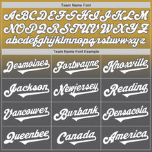 Загрузить изображение в средство просмотра галереи, Custom Old Gold White-Steel Gray Authentic Fade Fashion Baseball Jersey