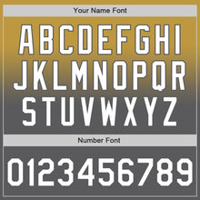 Загрузить изображение в средство просмотра галереи, Custom Old Gold White-Steel Gray Authentic Fade Fashion Baseball Jersey