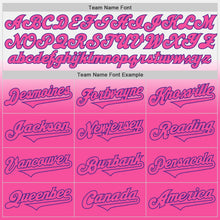 Charger l'image dans la galerie, Custom White Pink-Purple Authentic Fade Fashion Baseball Jersey