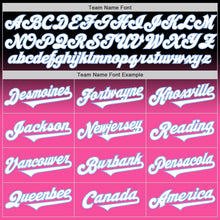 Charger l'image dans la galerie, Custom Black White Pink-Light Blue Authentic Fade Fashion Baseball Jersey