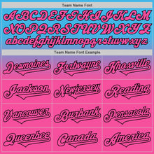 Загрузить изображение в средство просмотра галереи, Custom Sky Blue Pink-Black Authentic Fade Fashion Baseball Jersey