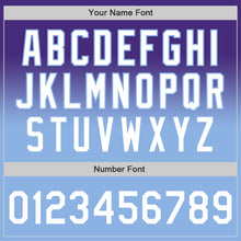 Загрузить изображение в средство просмотра галереи, Custom Purple White-Light Blue Authentic Fade Fashion Baseball Jersey