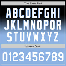 Загрузить изображение в средство просмотра галереи, Custom Black White-Light Blue Authentic Fade Fashion Baseball Jersey