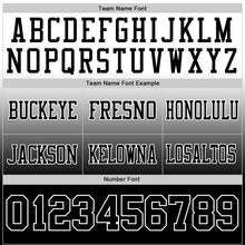 Load image into Gallery viewer, Custom White Black Authentic Fade Fashion Football Jersey