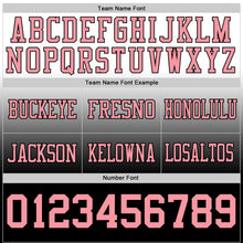 Загрузить изображение в средство просмотра галереи, Custom White Medium Pink-Black Authentic Fade Fashion Football Jersey
