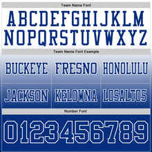 Загрузить изображение в средство просмотра галереи, Custom White Royal Authentic Fade Fashion Football Jersey