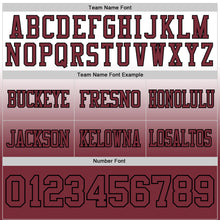 Charger l'image dans la galerie, Custom White Burgundy-Black Authentic Fade Fashion Football Jersey