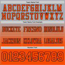 Загрузить изображение в средство просмотра галереи, Custom Gray Orange-Black Authentic Fade Fashion Football Jersey