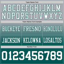 Загрузить изображение в средство просмотра галереи, Custom Gray White-Midnight Green Authentic Fade Fashion Football Jersey