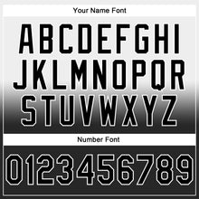 Загрузить изображение в средство просмотра галереи, Custom Stitched White Black Fade Fashion Sports Pullover Sweatshirt Hoodie