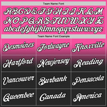 Load image into Gallery viewer, Custom Stitched Pink White-Black Fade Fashion Sports Pullover Sweatshirt Hoodie