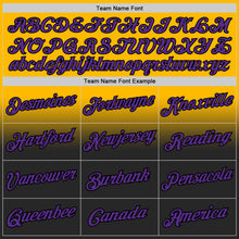 Load image into Gallery viewer, Custom Stitched Gold Purple-Black Fade Fashion Sports Pullover Sweatshirt Hoodie