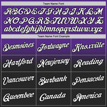 Load image into Gallery viewer, Custom Stitched Purple White-Black Fade Fashion Sports Pullover Sweatshirt Hoodie