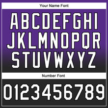 Load image into Gallery viewer, Custom Stitched Purple White-Black Fade Fashion Sports Pullover Sweatshirt Hoodie