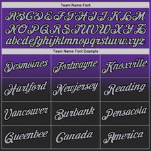 Load image into Gallery viewer, Custom Stitched Purple Gray-Black Fade Fashion Sports Pullover Sweatshirt Hoodie