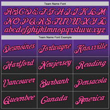 Load image into Gallery viewer, Custom Stitched Purple Pink-Black Fade Fashion Sports Pullover Sweatshirt Hoodie