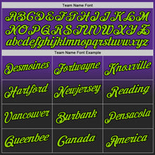 Load image into Gallery viewer, Custom Stitched Purple Neon Green-Black Fade Fashion Sports Pullover Sweatshirt Hoodie