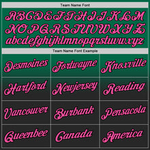 Load image into Gallery viewer, Custom Stitched Kelly Green Pink-Black Fade Fashion Sports Pullover Sweatshirt Hoodie