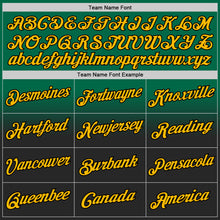 Load image into Gallery viewer, Custom Stitched Kelly Green Gold-Black Fade Fashion Sports Pullover Sweatshirt Hoodie