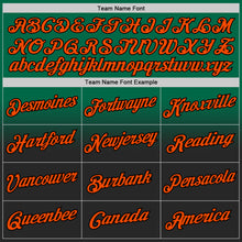 Load image into Gallery viewer, Custom Stitched Kelly Green Orange-Black Fade Fashion Sports Pullover Sweatshirt Hoodie
