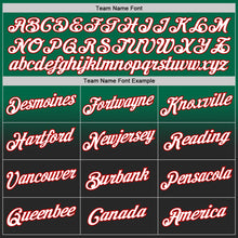 Load image into Gallery viewer, Custom Stitched Kelly Green White Black-Red Fade Fashion Sports Pullover Sweatshirt Hoodie