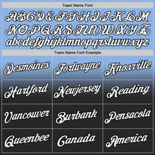 Load image into Gallery viewer, Custom Stitched Light Blue White-Black Fade Fashion Sports Pullover Sweatshirt Hoodie