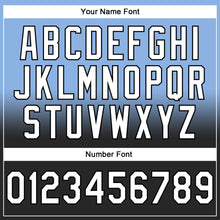 Load image into Gallery viewer, Custom Stitched Light Blue White-Black Fade Fashion Sports Pullover Sweatshirt Hoodie