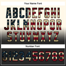 Laden Sie das Bild in den Galerie-Viewer, Custom Stitched Cream Vintage USA Flag-Black Fade Fashion Sports Pullover Sweatshirt Hoodie