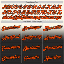 Laden Sie das Bild in den Galerie-Viewer, Custom Stitched Cream Orange-Black Fade Fashion Sports Pullover Sweatshirt Hoodie