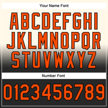 Laden Sie das Bild in den Galerie-Viewer, Custom Stitched Cream Orange-Black Fade Fashion Sports Pullover Sweatshirt Hoodie