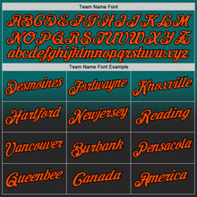 Load image into Gallery viewer, Custom Stitched Teal Orange-Black Fade Fashion Sports Pullover Sweatshirt Hoodie