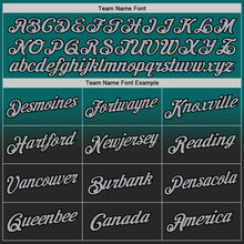 Load image into Gallery viewer, Custom Stitched Teal Gray-Black Fade Fashion Sports Pullover Sweatshirt Hoodie