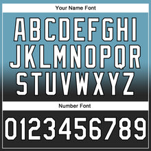 Laden Sie das Bild in den Galerie-Viewer, Custom Stitched Shadow Blue White-Black Fade Fashion Sports Pullover Sweatshirt Hoodie