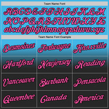 Laden Sie das Bild in den Galerie-Viewer, Custom Stitched Sky Blue Pink-Black Fade Fashion Sports Pullover Sweatshirt Hoodie