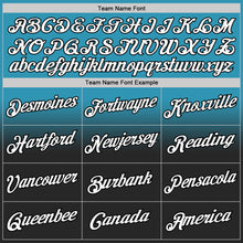 Laden Sie das Bild in den Galerie-Viewer, Custom Stitched Panther Blue White-Black Fade Fashion Sports Pullover Sweatshirt Hoodie