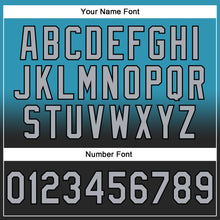 Laden Sie das Bild in den Galerie-Viewer, Custom Stitched Panther Blue Gray-Black Fade Fashion Sports Pullover Sweatshirt Hoodie